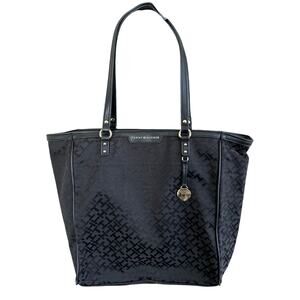 Michael Kors Shoulder Bag Purse Carryall Monogram Black Tote Office Career City